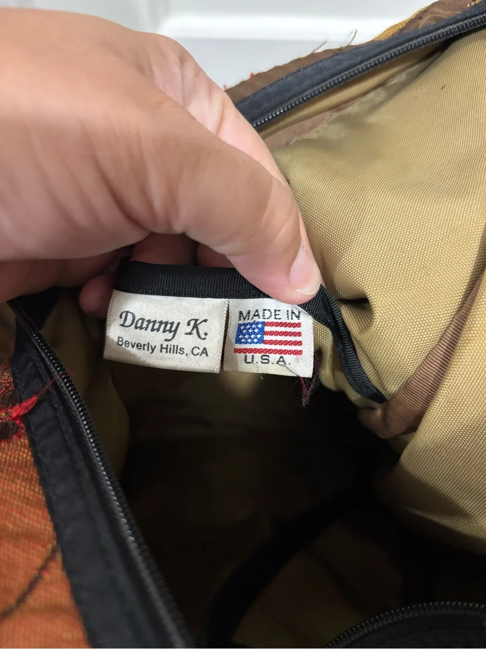 Danny K. Floral Tapestry Sling Backpack | Made in USA Convertible Crossbody Bag